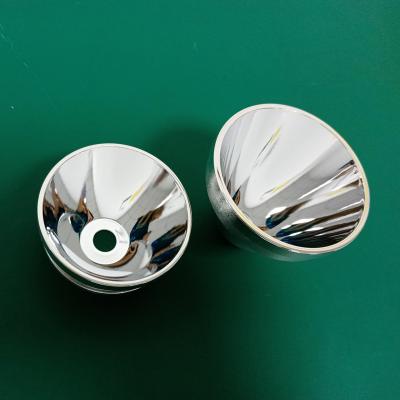 China Custom Aluminum Flashlight Housing CNC Parts Rotating Reflector for sale