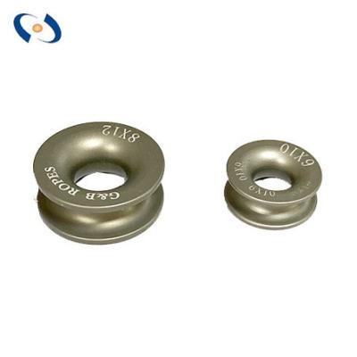 China High Quality Gray Hard Anodized Aluminum Accurate Custom Size Low Friction Aluminum Ring With Laser Logo for sale