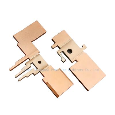 China Aluminum Auto Electronics Parts Stamping Parts For Electronic Electrical Parts Brass for sale