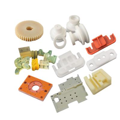 China CNC aluminum machine processing nylon bakewood POM/ /ABS/PEEK/ plastic board processing electrical insulation parts for sale