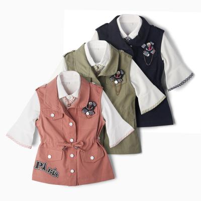 China Anti-wrinkle OEM ODM children's coats and blouse girls' jackets and coats kids set clothes for girls for sale