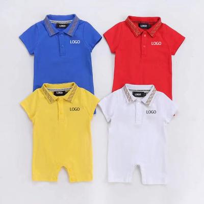 China Professional Spandex/Cotton Manufacturer Comfortable Baby Clothes Polo Design Baby T-shirts Button Up Spandex Toddler Boys Dressing Sets for sale