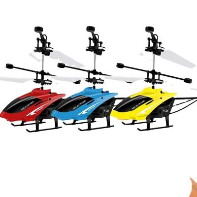 China Follow Me Original RC Helicopter Remote Control Toys For Boys Infrared Sensor Suspension Induction airplane LED Light Aircraft Gyro for sale