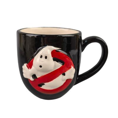 China Sustainable Halloween Mark mugs Little Legume Elf Demon Coffee mugs Super Mary Ghost ceramic Elf water mugs for sale