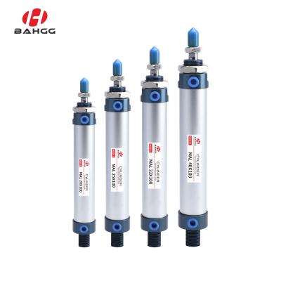 China Factory Bahoo MAL Series Mini Aluminum Alloy Air Pneumatic Cylinder With PT/NPT Port 16/20/25/32/40-25/50/75/100/125/150 for sale