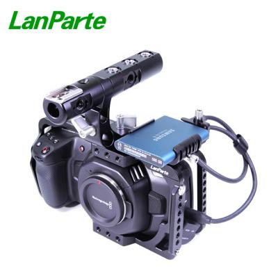 China T5 SSD Holder LanParte Blackmagic Pocket Cinema Full Camera 6K/4K Cage With T5 SSD Holder And Top Handle for sale