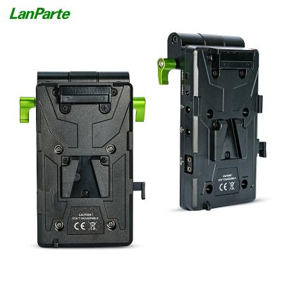 China With Dual 15mm Rod Clamp Lanparte Power Supply System For Camera Long Time Shooting V Mount V Lock Battery Adapter Plate for sale