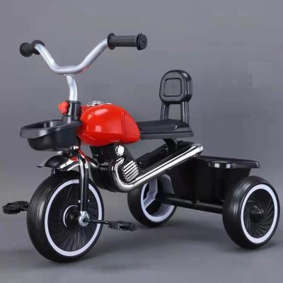 China 2021 hot sale metal tricycles 3 wheel baby tricycles kids stroller cheap price steel for sale