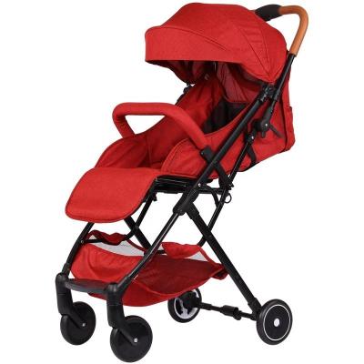 China Cardboard BABY PUSH CAR WITH HANDLE AND CANOPY FOR NEWBORN PRAM 2022 for sale