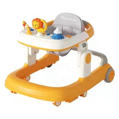 China China Fashionable Children Learn To Walk Musical Cartoon Toy Chair Baby Walker With Stopper For Children for sale