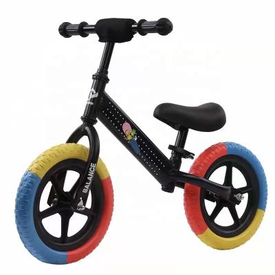 China Cheap Kids One Mini Indoor Aluminum Balance Kick Bike Kids Ride On Car Baby Balancing Walker for sale