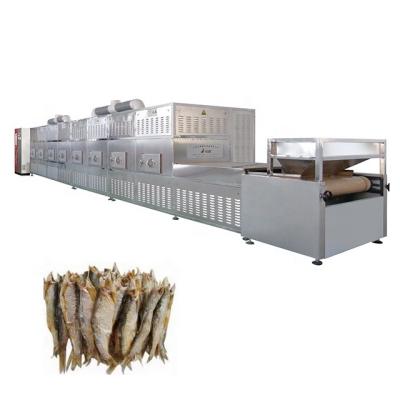 China High Efficiency Automatic Microwave Yellow Doom Seafood Drying Sterilization Machine for sale