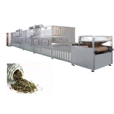 China High Efficiency Basil Leaf Microwave Drying Machine Basil Leaves Sterilization Equipment for sale