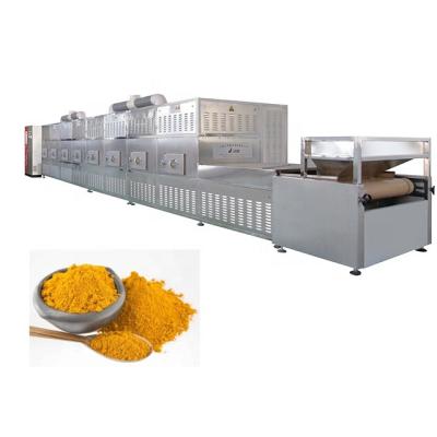 China High Efficiency Belt Tunnel Turmeric Powder Microwave Sterilization Machine for sale