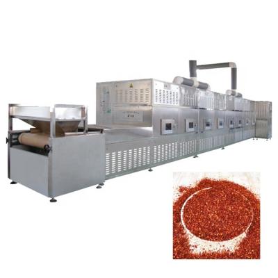 China High Efficiency Flavoring Sterilizer Paprika Powder Microwave Sterilizing Equipment for sale