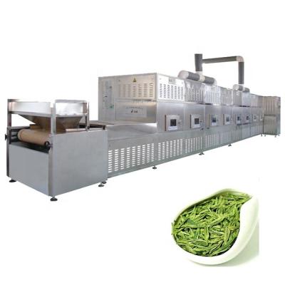 China High Efficiency Tunnel Tea Leaf Microwave Drying Machine Tea Repair Machinery for sale