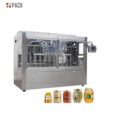 China Food Npack Honey Liquid Jar Filling Machine Automatic High Speed, Honey Production Line for sale