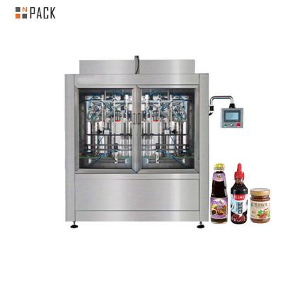 China CLOTHING Npack Servo Motor Automatic Hot Sauce Filling Machine With Aseptic Sealing Sauce Pot for sale