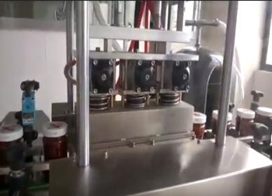 China Food Npack Automatic Vacuum Capping Machine For Food Sauce Caps Glass Containers Bottles for sale