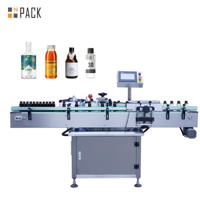 China Wrap Stick Label On Round Bottle Npack Factory Price High Accuracy Customizable Round Bottle Labeling Machine For All Type Of Bottles for sale