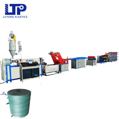 China Filament PP PE Monofilament Extrusion Machine With 65 80 90 Single Screw Plastic Cording Yarn Making Machine for sale