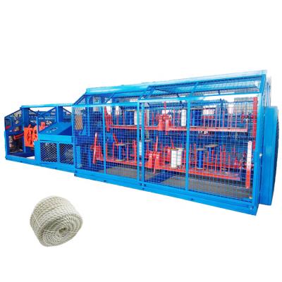 China Hotels 4 Strands PP Plastic Ropes Machine Rope Making Machine For Sale for sale