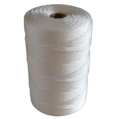 China Sustainable Color 16strands Nylon Rope 2mm White Braided Rope for sale