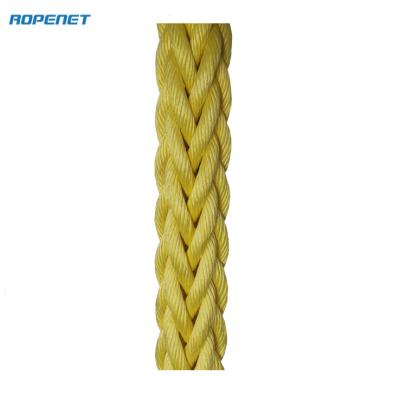 China Mooring line. ROPENET Polypropylene Rope 64mm Rope 12 Synthetic Winch Strands PP Danline High Tensile Mooring Hawser for sale