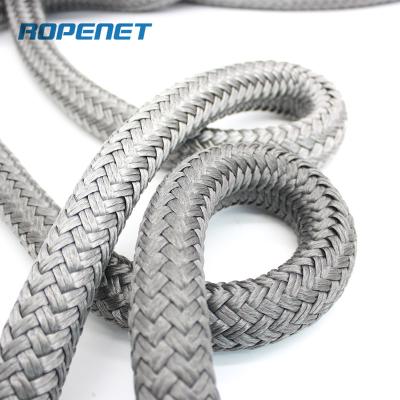 China Mooring line. Tow Line Double Braid Mooring Rope Polyester Blanket HMPE Mooring Rope for sale