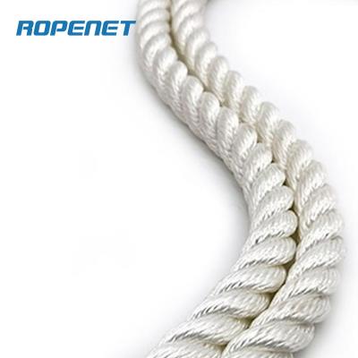 China UV Resistance ROPENET Mooring Rope Polyester Twisted Rope for sale