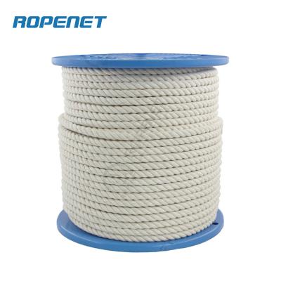 China Cotton Utility Rope Twist ROPENET 3Strands Utility Rope for sale