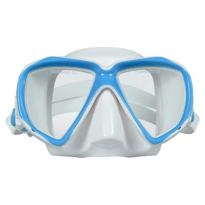 China Snorkeling Mask Factory Price Anti-fog Diving Gear Tempered Glass For Kids for sale