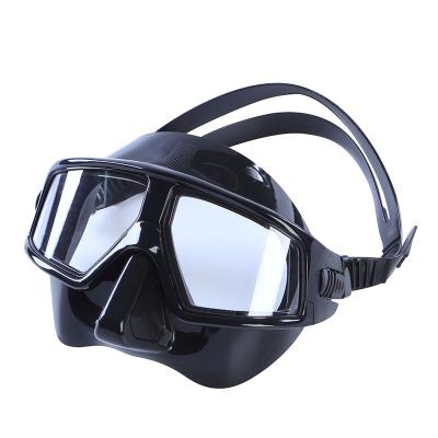 China Professional Free Diving Mask Silicone Dive Scuba Adult Deep Diving Mask for sale