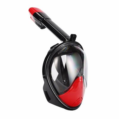 China 180 Wide View Round face full face snorkel mask for Adult for sale