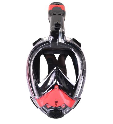 China Wide View 180 Full Face Snorkel Electric Free Breathing Mask For Adult for sale