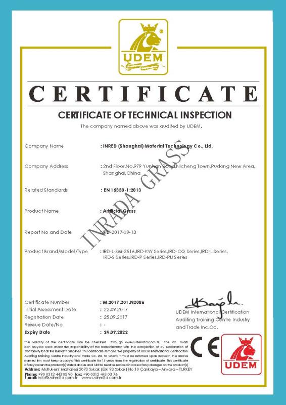 CE - Shanghai Inrada Construction Tech Co., Ltd.