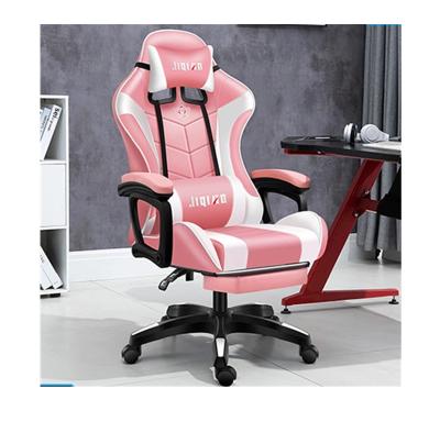 China (Size)adjustable high quality luxury racing gamers led black leather office gaming chair with lights for sale