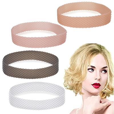 China Durable Silicone Non-Slip Adjustable Grip Headband Seamless Wig Holder for sale