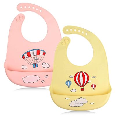 China BPA Free Custom Comfortable Silicone Baby Bib Manufacturer For Boys Girls for sale