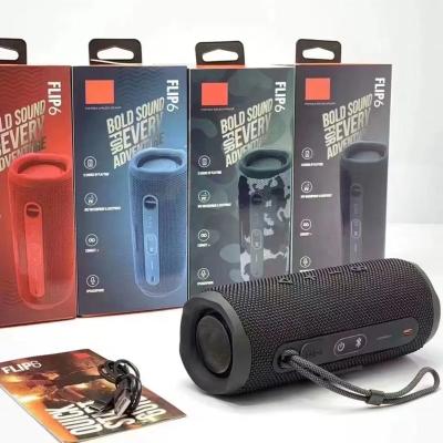 China LED Flashing light Hot Selling Flip6 Latest Portable Bt5.0 Speaker Flip6 Mini Waterproof Wireless Bt Bass Outdoor Speaker for sale