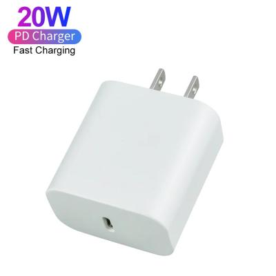 China PD 20W charger ETL CE FCC Certified Fast PD 20W USB Wall Cube Charger Adapter Type C Charger 20W for Apple iPhone 12 13 for sale