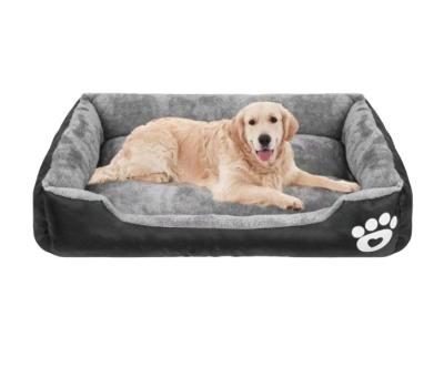 China Sale Dog Sofa Bed Dog Nest Large Rectangle Warm Breathable Double Sided Pet Beds Double Sided All Weather Accessories for sale