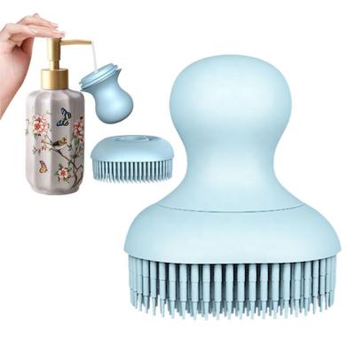 China Viable Multifunctional Animal-Bath-Brush for Dog and Cat Washing, Soft Soothing Massage Hair Silicone Comb with Shampoo Dispenser for sale