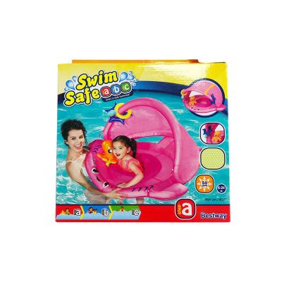 China New Design OEM Custom Porcelain Child Swim Ring Children's Pink Thickened Swimming Ring for sale