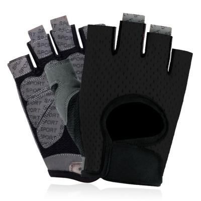 China Yoga Exercise Weightlifting Finger Hand Protector Half Mitt Women Men Gym Fitness Workout Mitts Professional Bodybuilding for sale