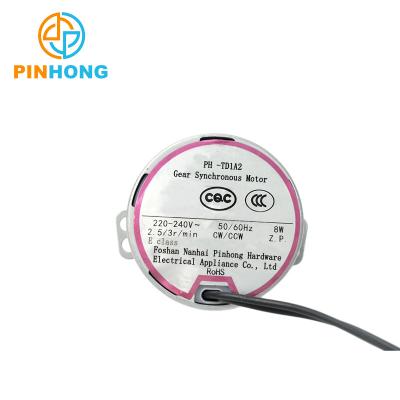 Chine Hot Sale 24V 120V 220V 2.5rpm Explosion Proof AC Synchronous Motor 4W CW CCW Motor for Air Mattress and Oxygen Generator à vendre