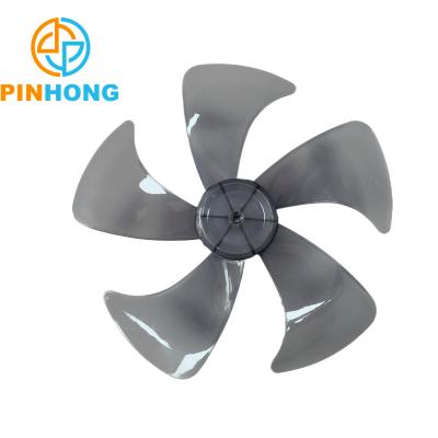 China Car 14 INCH Fan Spare Parts Metal PP Electric Fan 5 Plastic Blades For Pedestal Stand Fan for sale