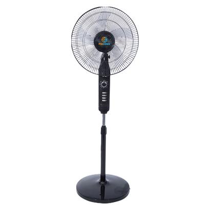 China National Swinging Hot Sale 16 18 Inch Pedestal Stand Electric Fan With Remote Control Low Prices Motor AC 220V Te koop