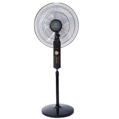 Cina 2022 newest swinging home appliance 16 18 inch pedestal stand electric fan with remote control low prices motor AC 220V in vendita