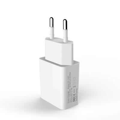 China Wholesale Durable Mobile Phone USB 5V 2.4A Charger Mobile Phone Smart Chargers for sale